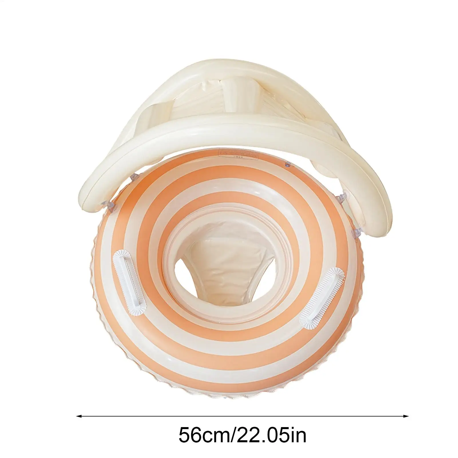 Anillo de natación flotante inflable para piscina de bebé, flotador con refugio de protección solar para niños, juego de agua, piscina y playa