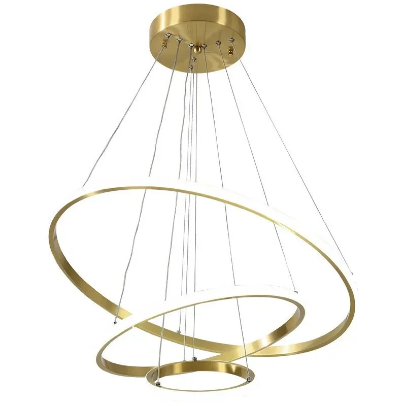 

All copper silicone chandelier, living room, bedroom, dining room, Nordic design, lamps and lighting