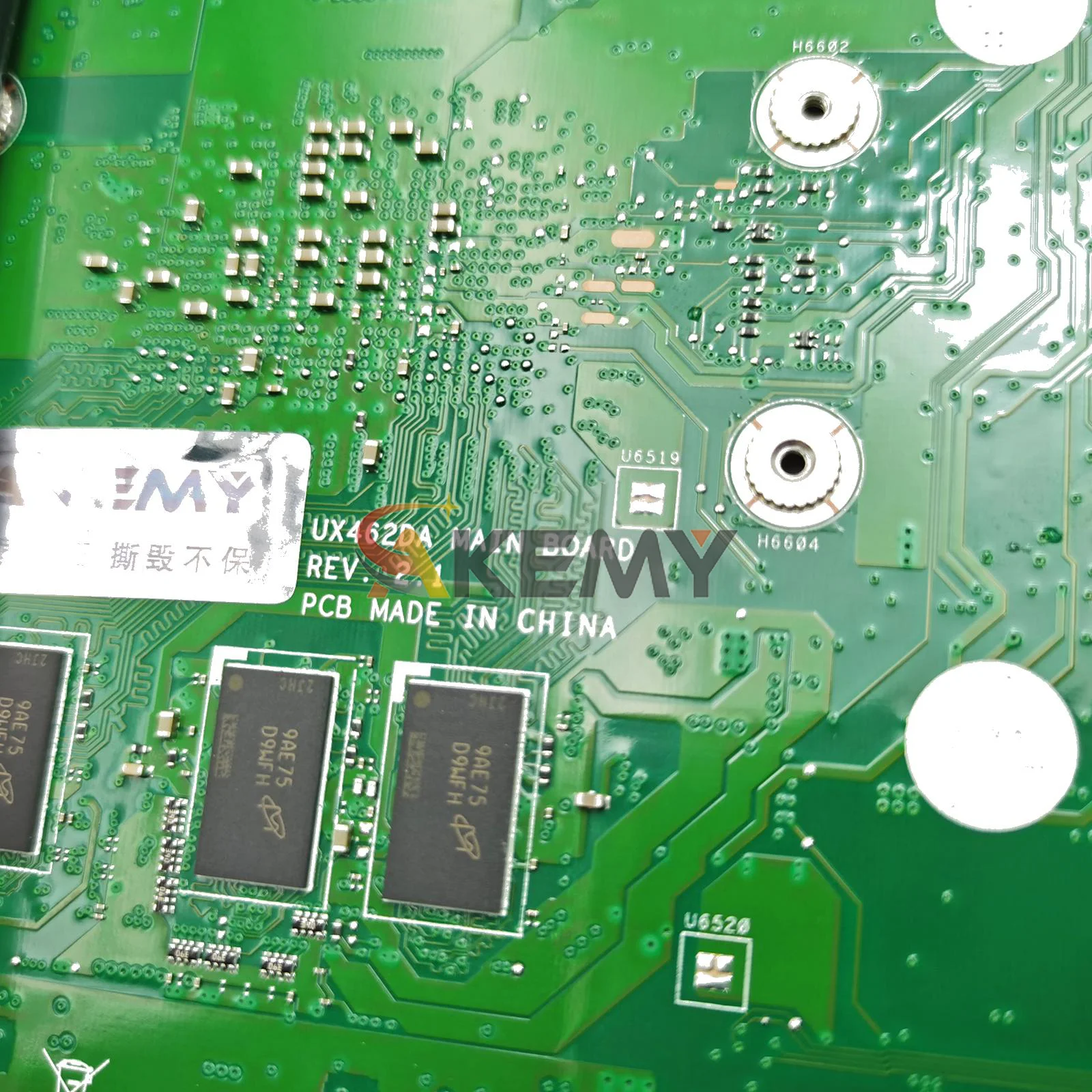 UX462DA Laptop Motherboard Für ASUS ZenBook UX462D UM462DA UX462DA UX462QA Q406DA Mainboard Mit R3 R5 R7 CPU 100% tests OK stk