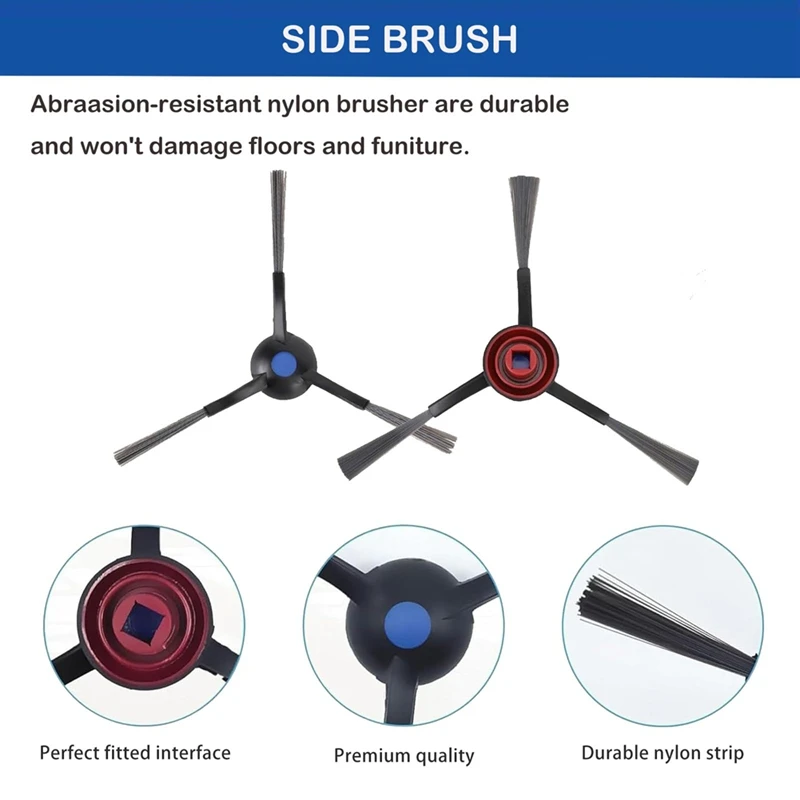 Replacement Parts For ECOVACS DEEBOT T30S/ T30S Combo Robot Vacuum Cleaner Accessories Kit