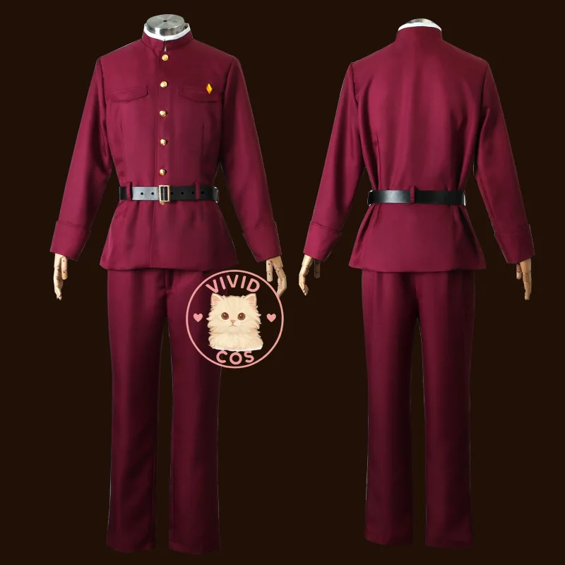 أزياء بونغو الضالة للكلاب التأثيرية أزياء أنيمي سايجيكو جونو الأرجواني مجموعة الزي الكلاسيكي للعب الأدوار ملابس تنكرية للرجال للهالوين