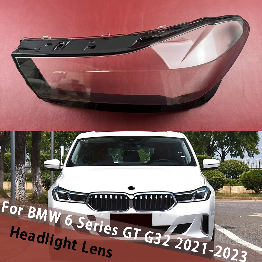 

For BMW 6 Series GT G32 2021 2022 2023 Car Accessories Housing Headlight Cover Lampshade Case Headlamp Shell Lens Plexiglass