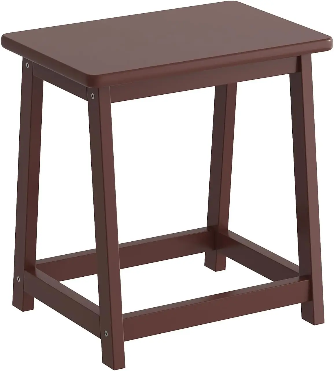 

Tall Wooden End Table Seat Stool Indoor Plant Stand Bedside Nightside Side Table for Dining Piano