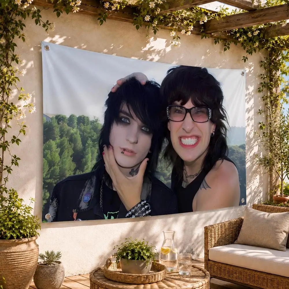Jake Webber And Johnnie Meme Flags Flag Soft skin-friendly Durable Tapestry Outdoor party Home living room bedroom Decoration