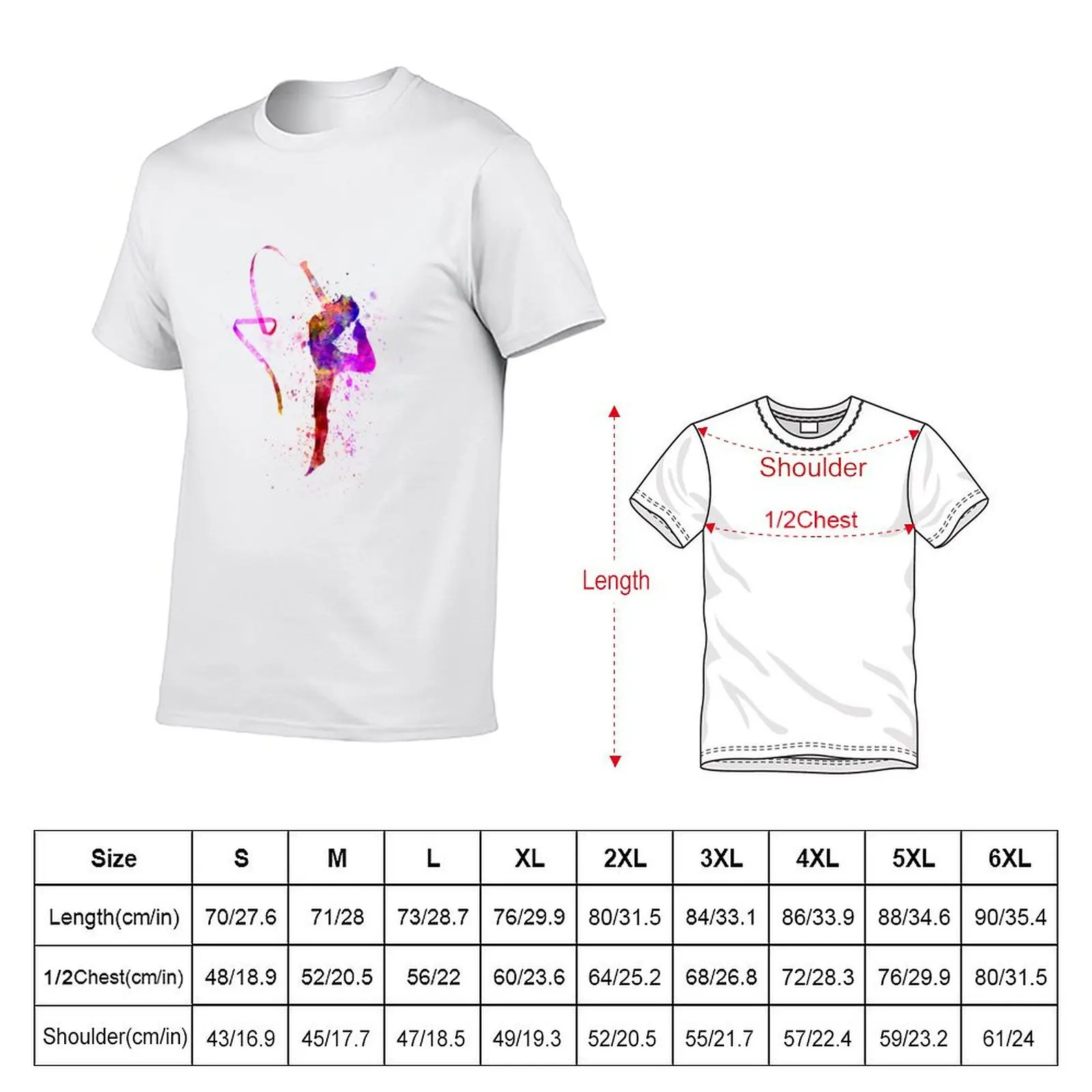 Rhythmic Gymnastics T-Shirt Utility Work Short Sleeve Top