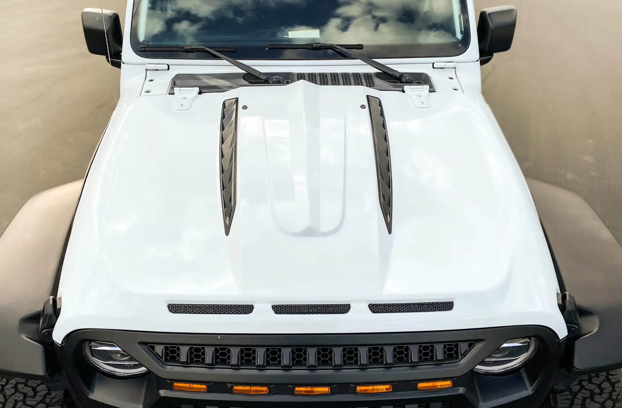 Gobison High Quality Hood Bonnet Car Offroad 4x4 Auto Accessories Car Engine Hood for Jeep wrangler JT JL 2018