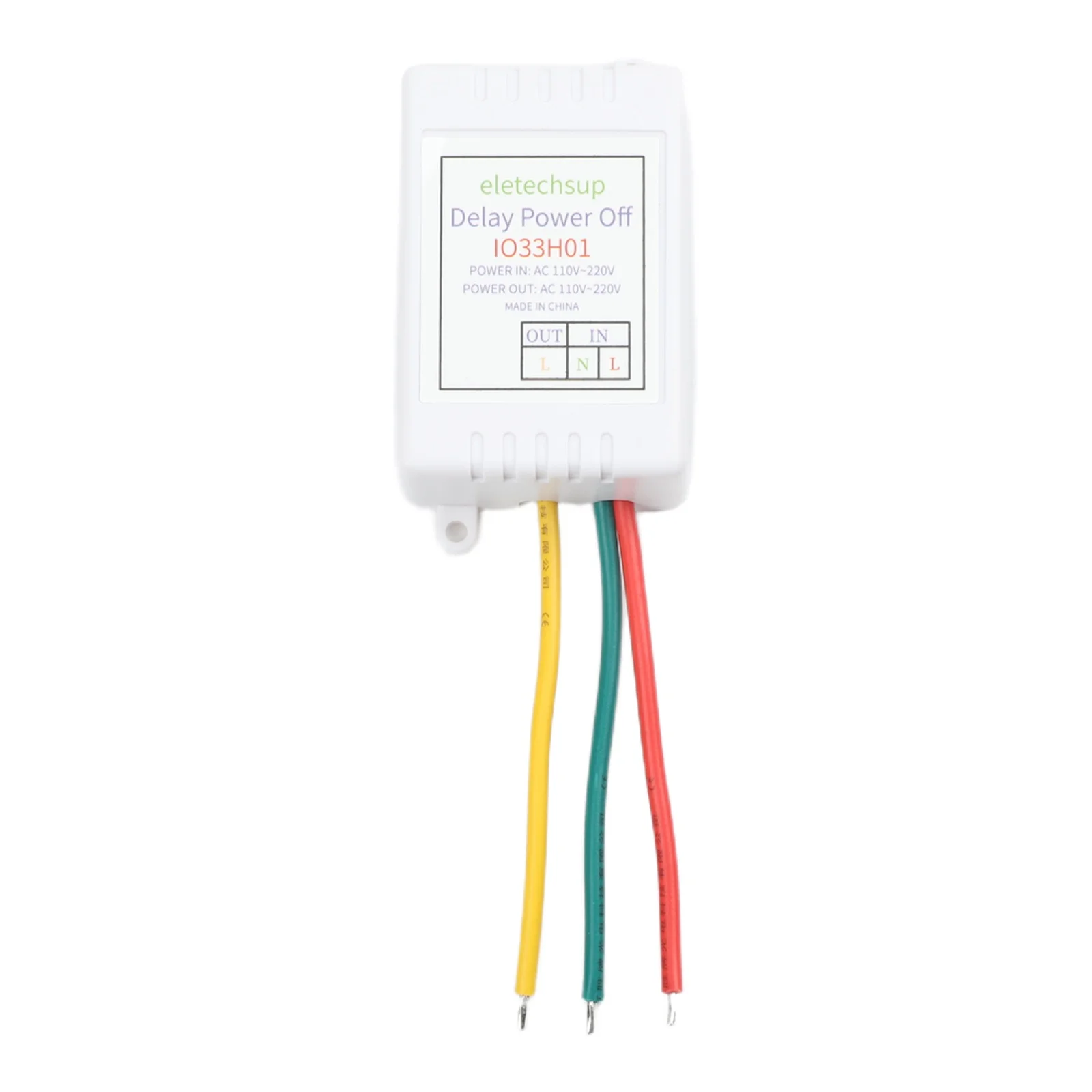 For Heaters Adjustable Delay Switch Adjustable Delay Relay Switch Flexible Power Cut-Off Control Max Output Current 10A
