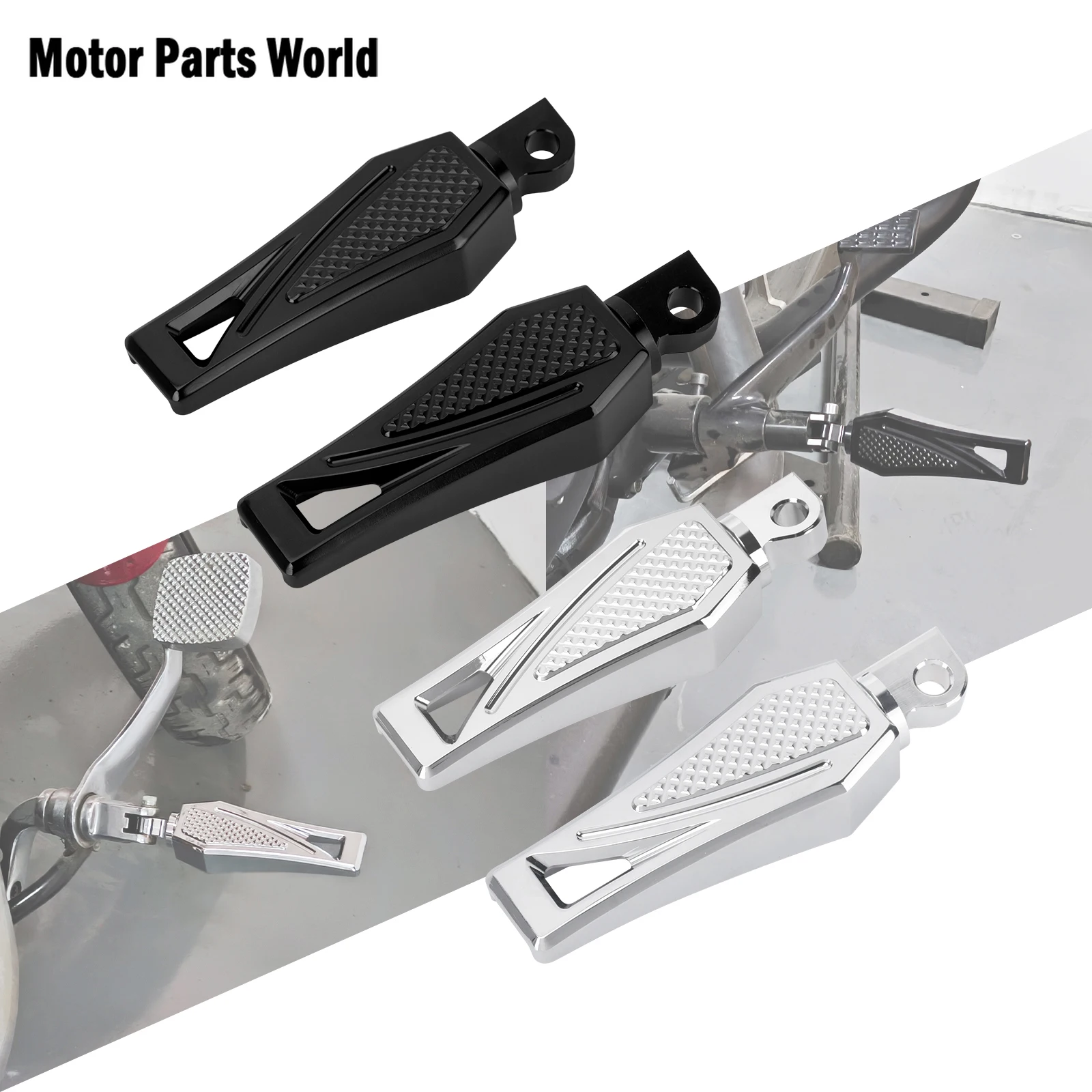 

Motorcycle Passenger Foot Pegs Male Mount Rear Footrest Pedal For Harley Sportster 883 XL Touring Road Street Glide Dyna Softail