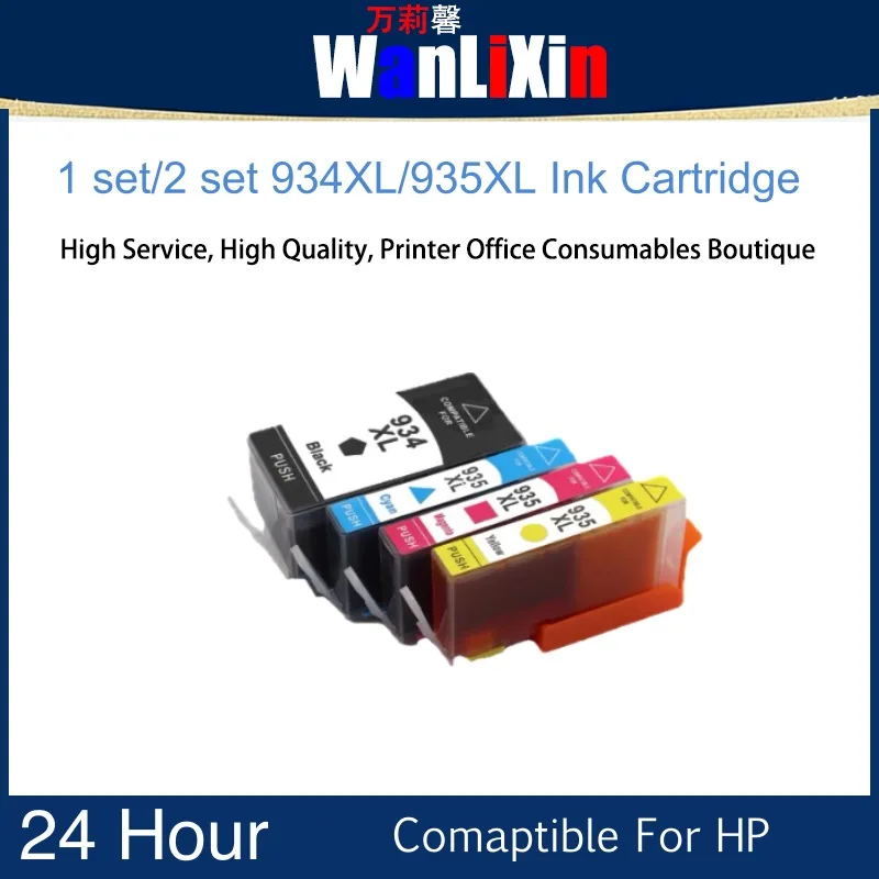 

1 set /2 set 934XL/935XL Ink Cartridge Compatible For HP officejet pro 6230 6830 6835 6812 6815 6820 Printer