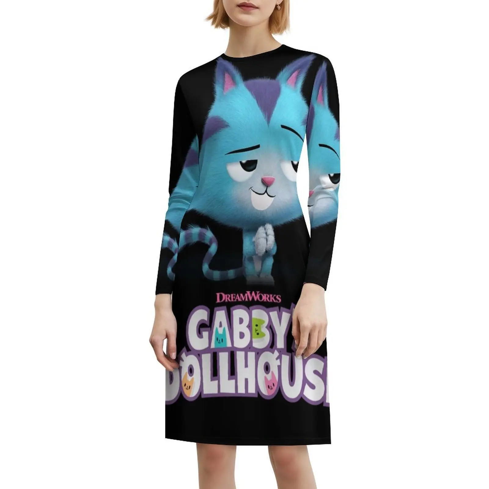 غابي دمية الاطفال كاترات 2022 الكورية نمط فستان كاجوال للنساء بسيط اليومية مكتب سيدة فساتين الاطفال دمية غابي #6