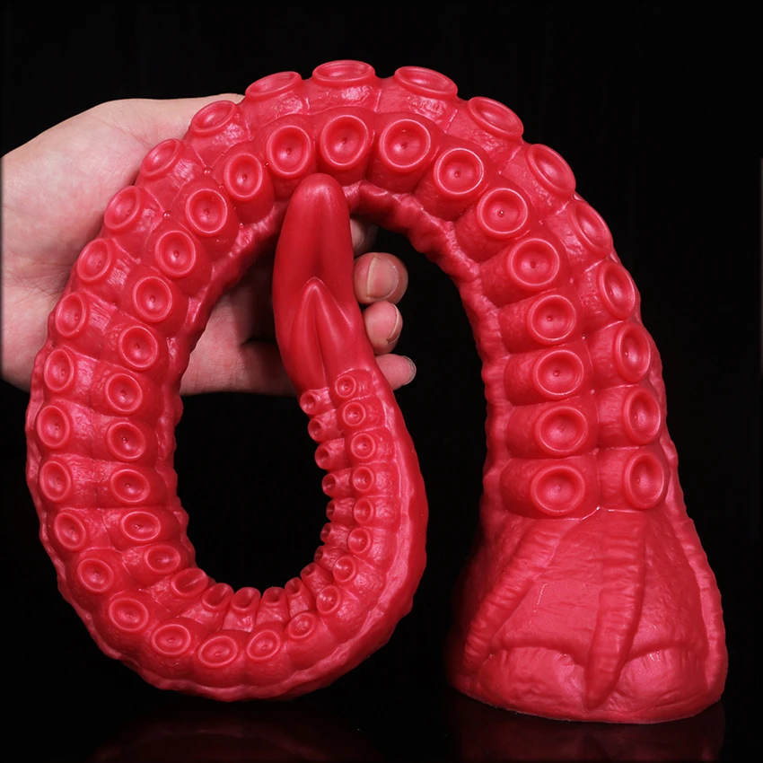 Brinquedos Sexuais Long Butt Plug para Mulheres e Homens, Ânus, Vagina, Dilatador, Polvo, Tentáculo, Dildo Animal, Massagem de Próstata, Produtos Sexuais para Adultos