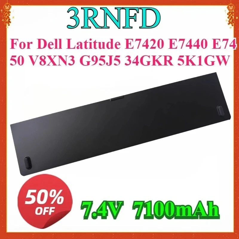 

For Dell Latitude E7420 E7440 E7450 V8XN3 G95J5 34GKR 5K1GW New 7.4V 7100mAh 3RNFD High Quality Laptop Replaceable Battery