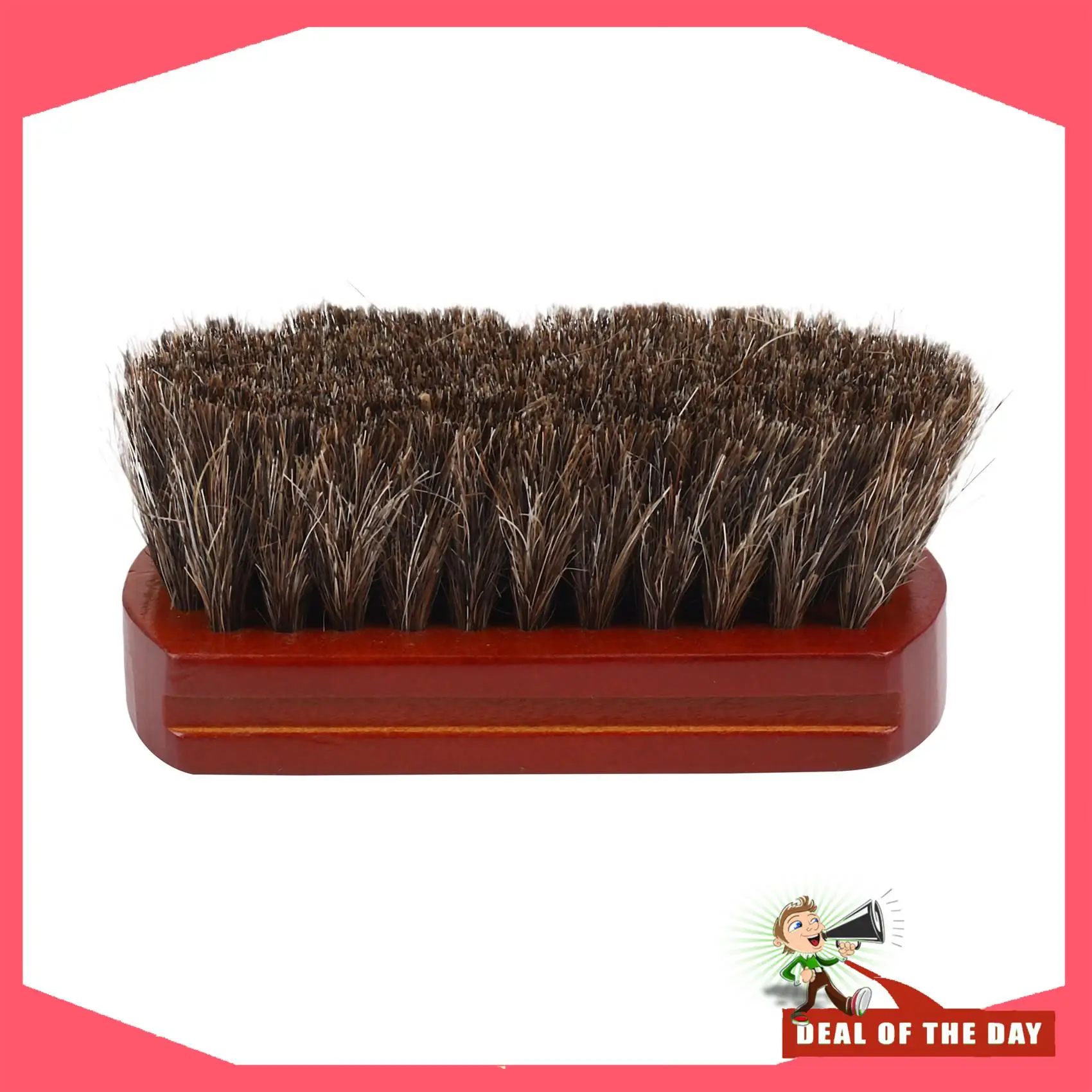 Escova de barba com cabo de madeira, entrega em 24 horas, cabelo de cavalo natural, bigode, limpeza facial de barba, escova de barbear masculina, barbeiro, salão de beleza, appl