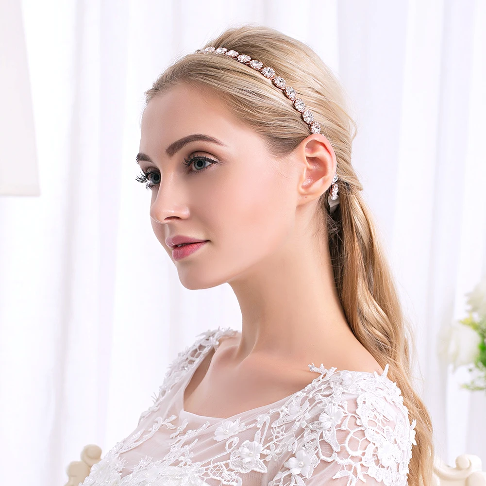 Miallo Luxury Bride Rhinestone Headband Hair Ornaments For Women Wedding Fiesta Hari Accessories Statement jewelry 2024