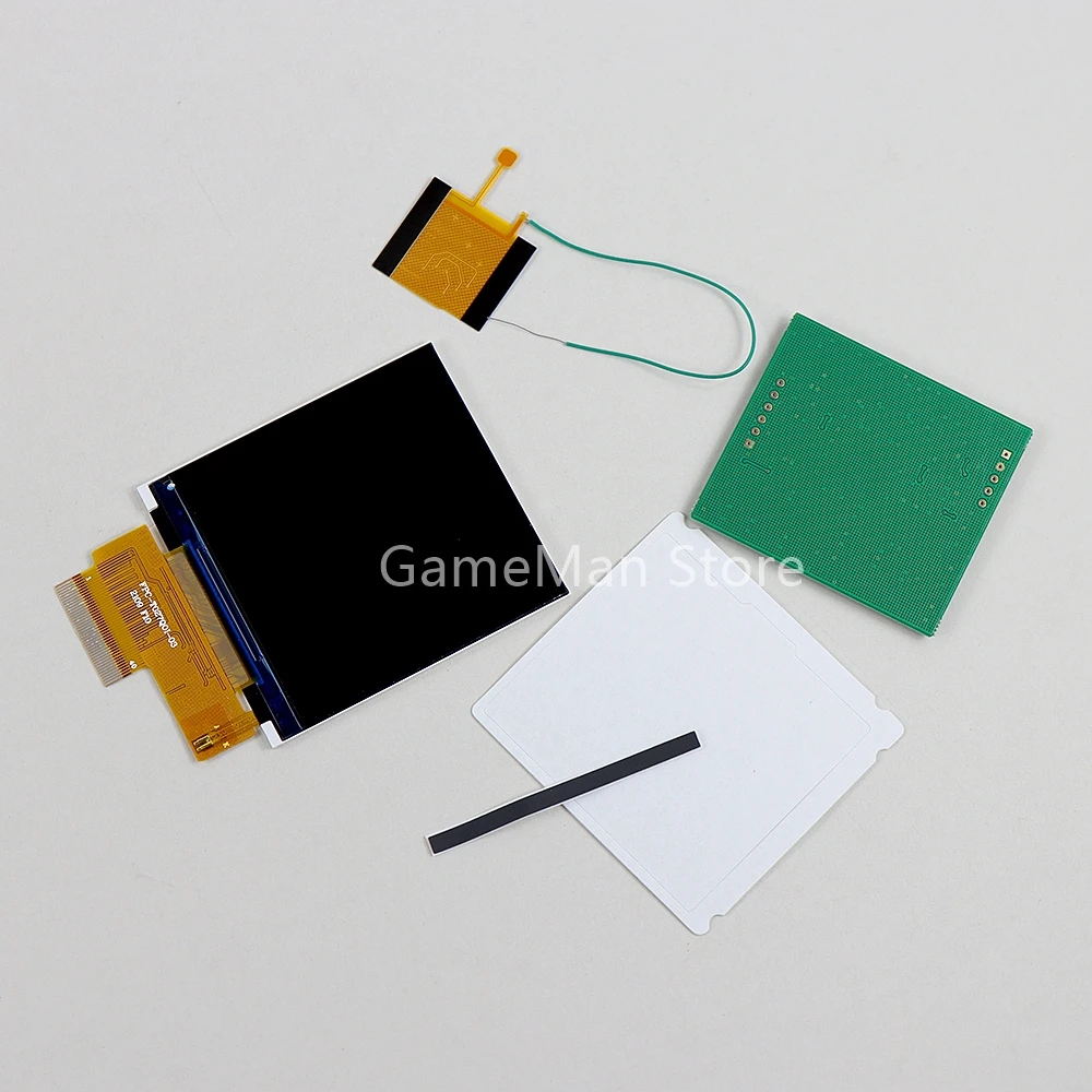 1 Juego de Kit de modificación de pantalla LCD GBP de 2,6 pulgadas, repuesto de alta luminosidad LCD, brillo ajustable, accesorios de 5 segmentos