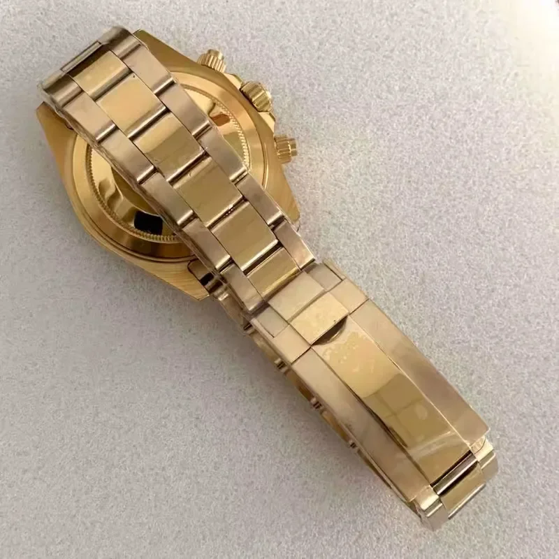 40 mm nieuw gemodificeerd quartz waterdicht horloge precisie staal saffierglas horlogespiegel geschikt voor uurwerk quartz VK63 uurwerk