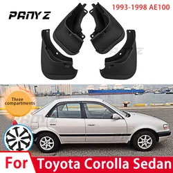 MudFlaps For Toyota Corolla Sedan AE100 1993-1998 Mud Flap Splash Guard Mudguards Front Rear Fender Auto Styline Car Accessories