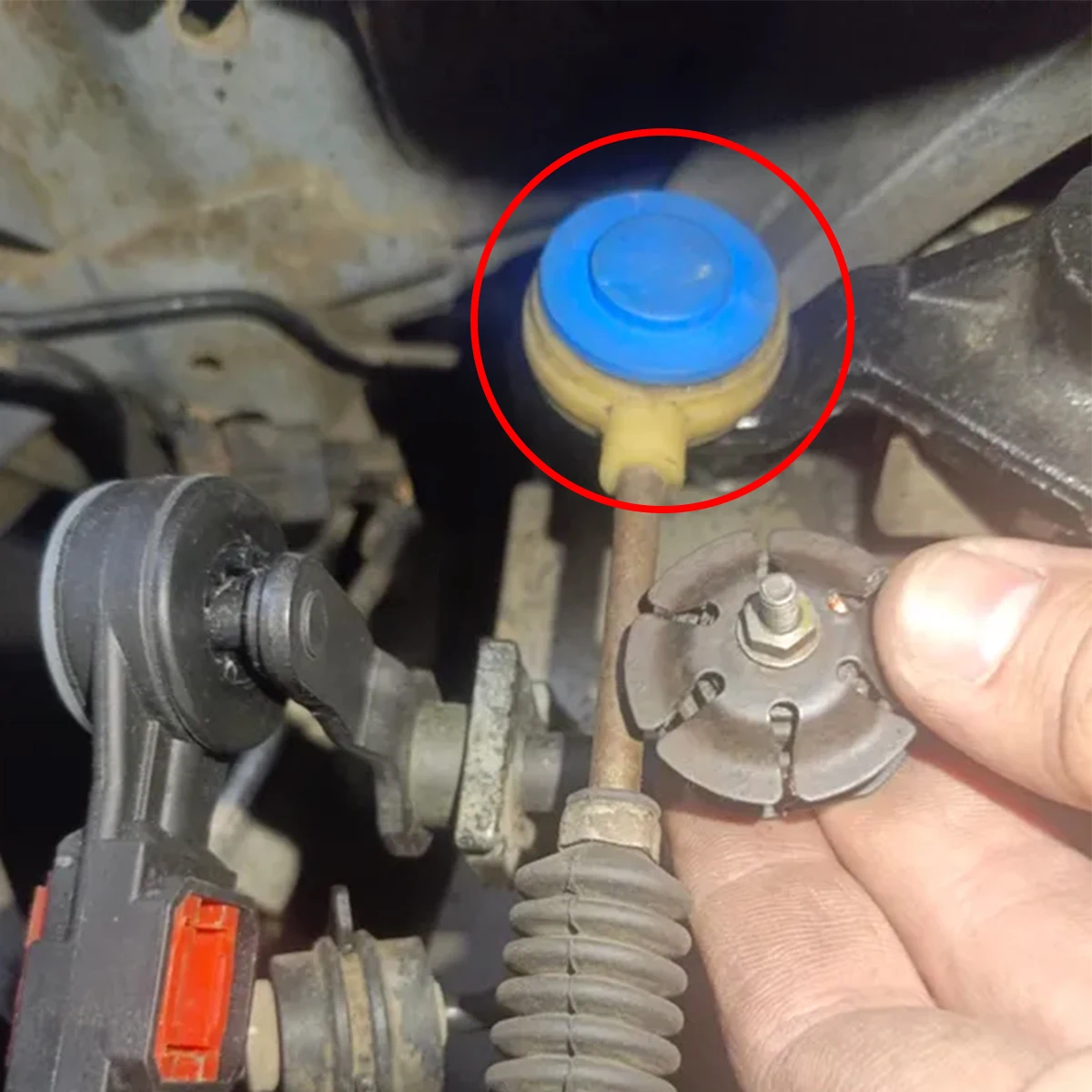 Juego de 2 piezas de reparación de buje de Cable de conexión de caja de cambios para Toyota Land Cruiser Prado (J120) 3,0 D-4D 2002-2009 piezas de engranaje de varilla final diésel