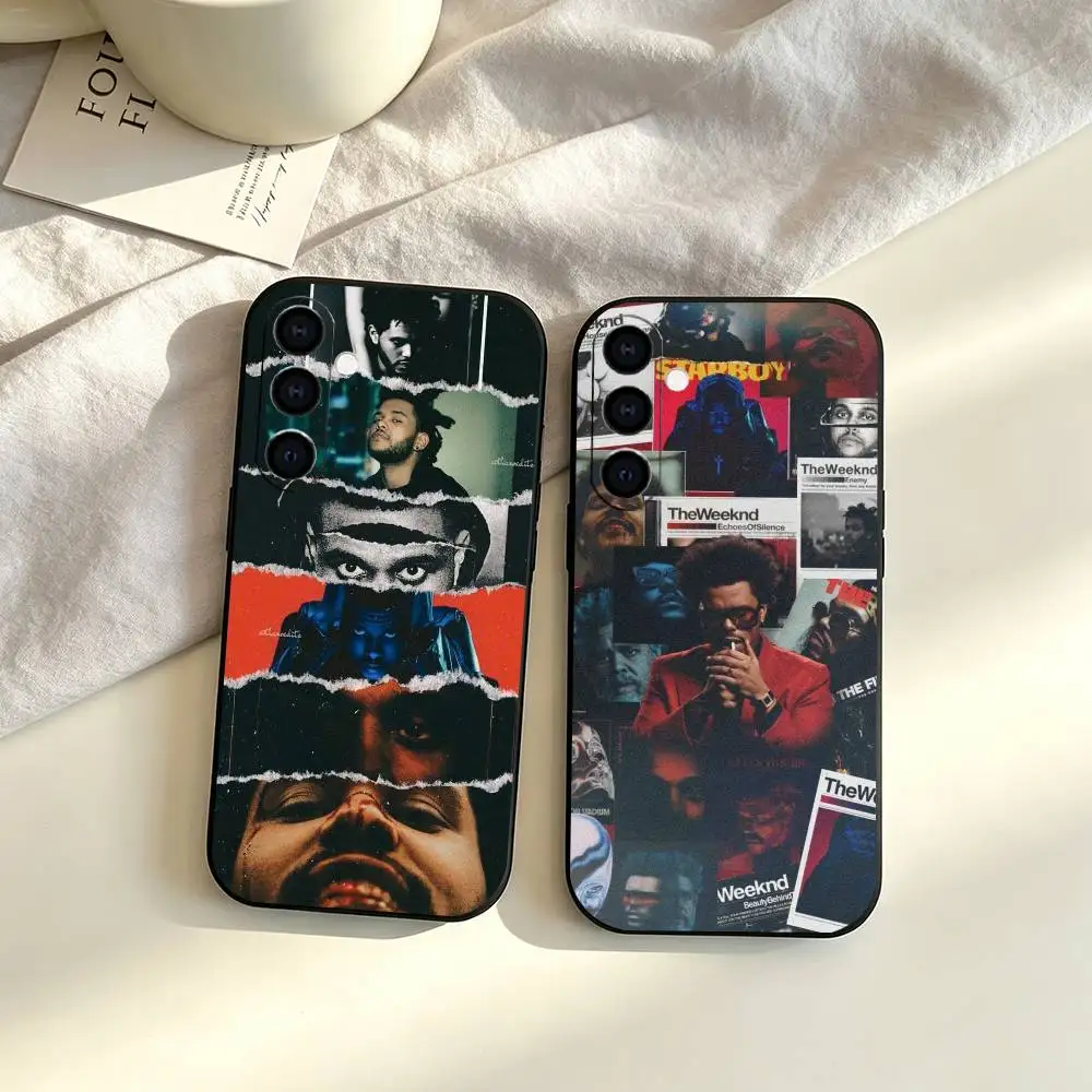 Pop Singer The w-Weeknd  gift Phone Case Black Silicone Soft For Samsung Galaxy A73,A72,A71,A70,A53,A52,A51