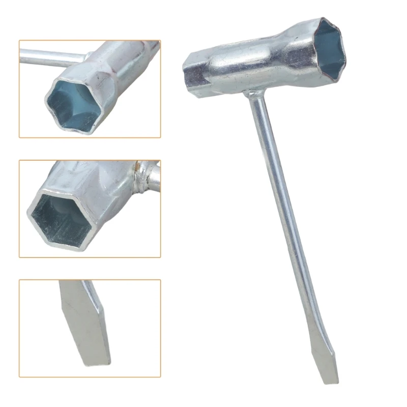 

4 шт., стальные свечи зажигания, сменный торцевой ключ, бензопила, кусторез, гаечный ключ, инструмент для винтов и отверток A2BB