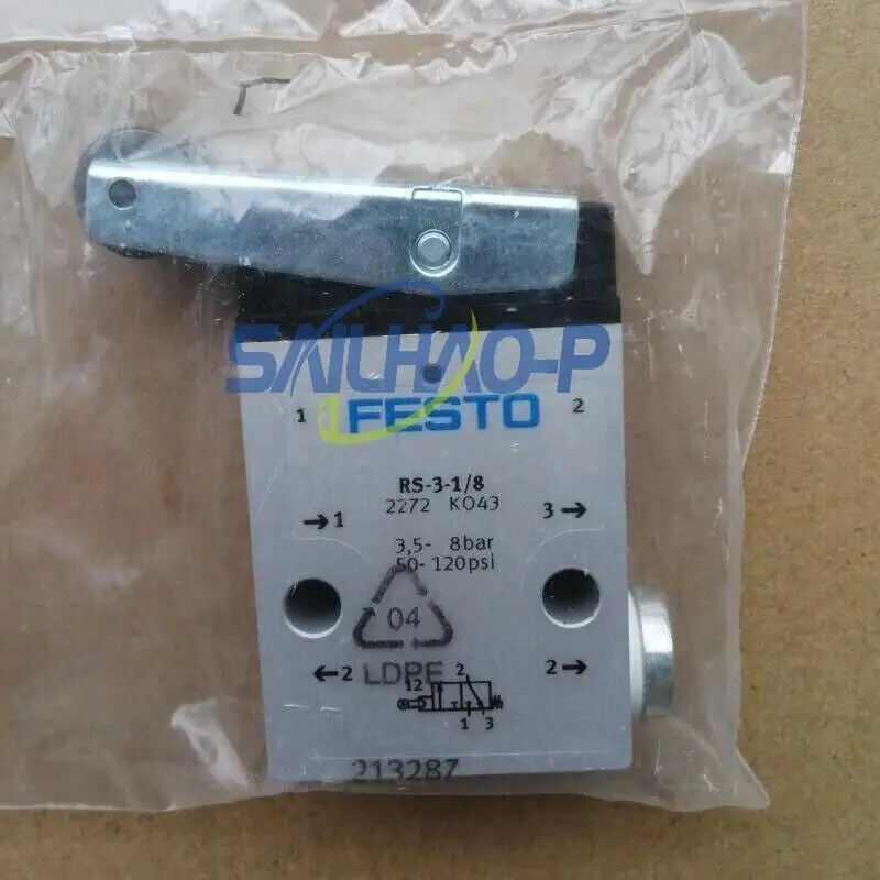 

1PC NEW FESTO Roller Lever Valve RS-3-1/8 Control Valve 2272 Fast Ship -