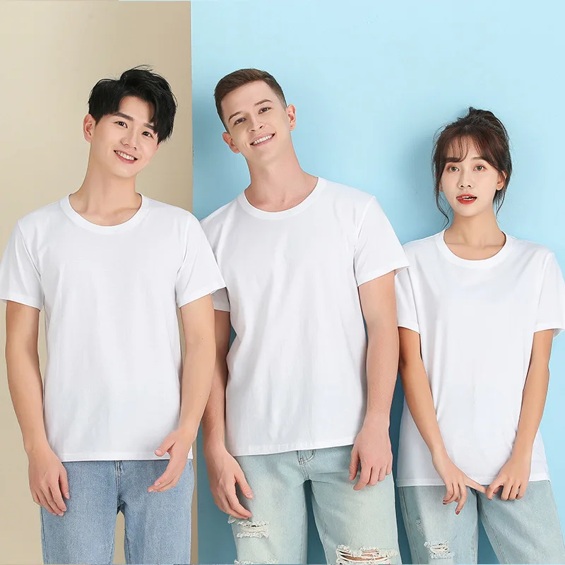 2024 Brand New Cotton 100% Mens T-shirt Pure Color Men T Shirts Round Collar Short-Sleeve Man T-shirt Top Tees For Male Clothes