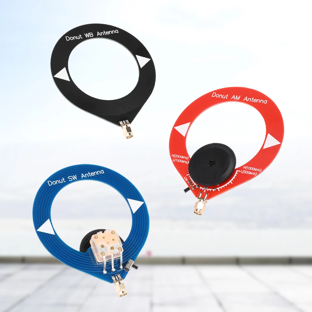 2 stuks AM donut mini loop antenne voor draagbare radio anti-interferentie MW SW korte golven 2 stuks AM donut mini loop antenne voor draagbare radio anti-interferentie MW SW korte golven
