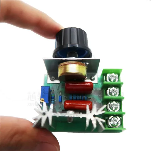 Imagen 2 del producto 1 Uds 2000W Verstelbare controlador de velocidad del Motor regulador de voltaje controlador de velocidad del Motor de CA 50-220V 25A Motor