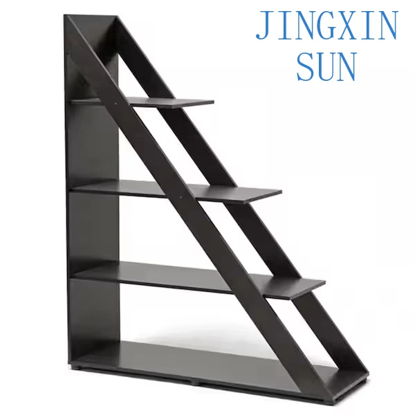 Simple Modern Multi-Layer Display Rack Floor Bookshelf Bookcase With Flower Rack For Living Room