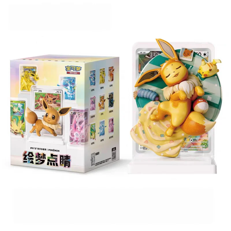 Model Kit Umbreon - ของแท้ 100% ชุดสะสมฟิกเกอร์ภาพประกอบการ์ดเกม PKM Vol.3 ซีรีส์