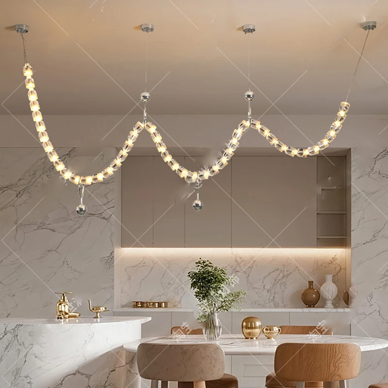 Nordic home decoration  crystal chandelier  restaurant chandelier chandelier ceiling lamp villa chandelier indoor lighting lamps