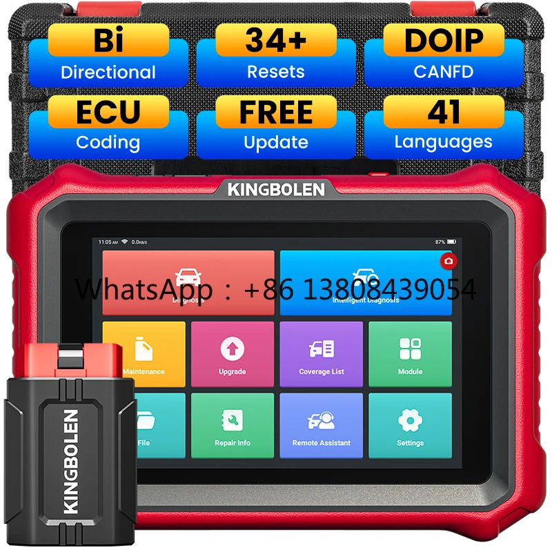 

Профессиональный диагностический сканер OBD2 CANFD DOIP для полной диагностики системы с двунаправленной связью по Bluetooth, пожизненно бесплатно