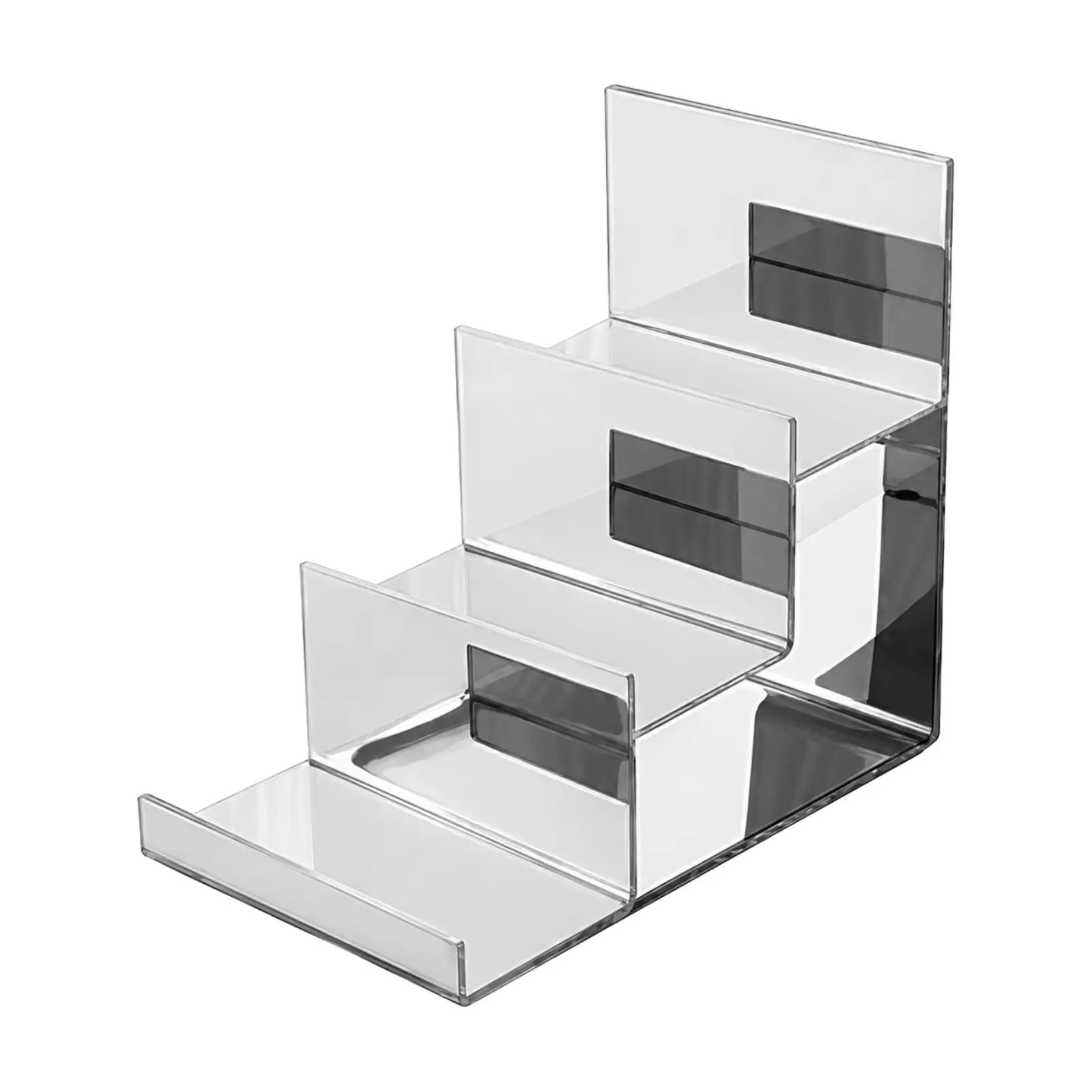 Bag Holder Tiered Stepped Handbag Display Rack Three-Level Accessory Display Rack Polished for Boutique Owners