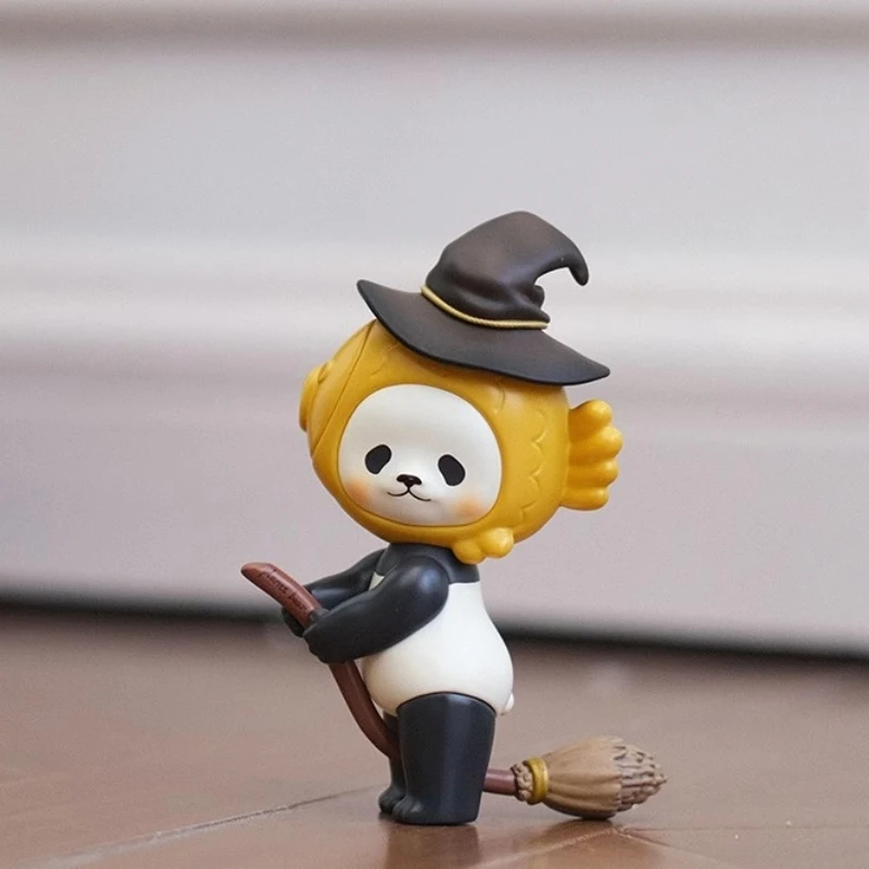 

Подлинный магазин белого медведя, наша паньская театральная серия, слепая коробка, фигурка панды на гриле, модная игрушечная фигурка, забавная