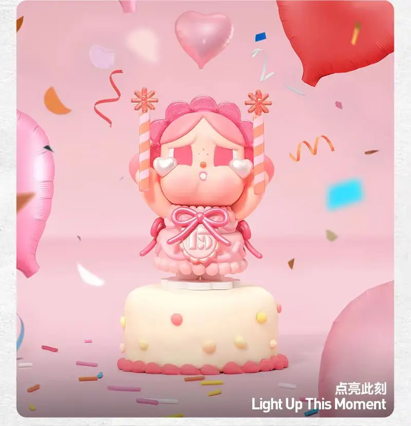 جديد الأصلي Popmart الاحتفال باللحظة Popmart 15th الذكرى سلسلة صندوق أعمى حلية تمثال جمع مهرجان هدية #5