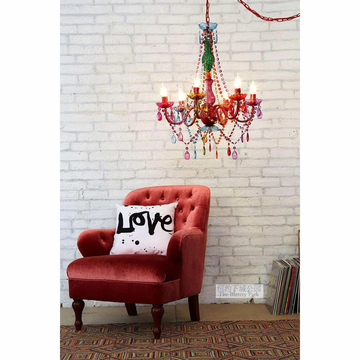 New York Downtown Park Import For BlingBling Gypsy Gem Pendant Pendant Lamp Children's Room