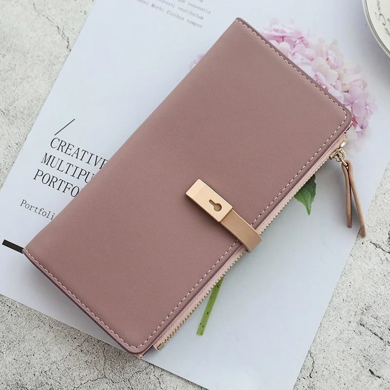 Long Women\'s Wallet Female Purses Tassel Coin Purse Card Holder Wallets Pu Leather Clutch Money Bag Purses Carteras Para Mujer