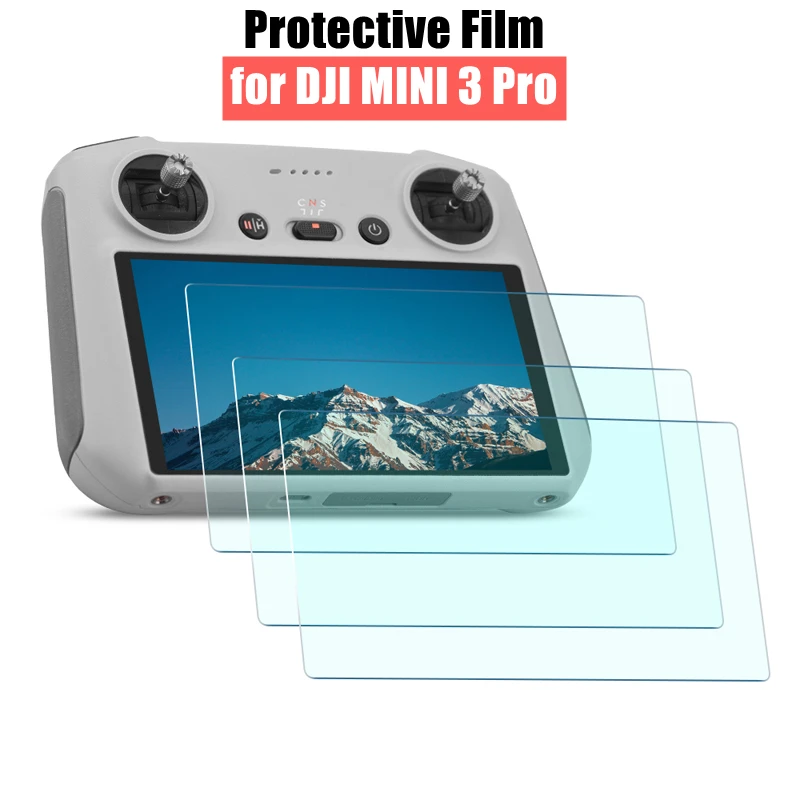 Protective Film for DJI AIR 3/MINI 3 Pro Tempered Glass Screen Protector Remote Control Drone RC 1/2 Accessories