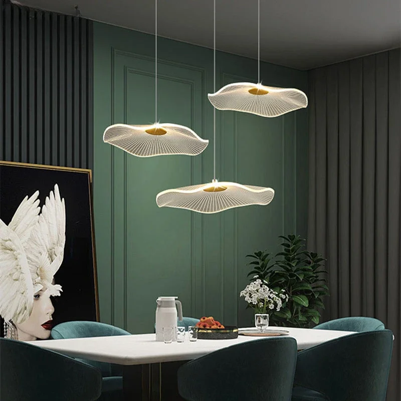 modern led lotus leaf chandelier pendant light long stair hanging lampadas luxo art lampada villa sala de estar jantar bar hotel 01