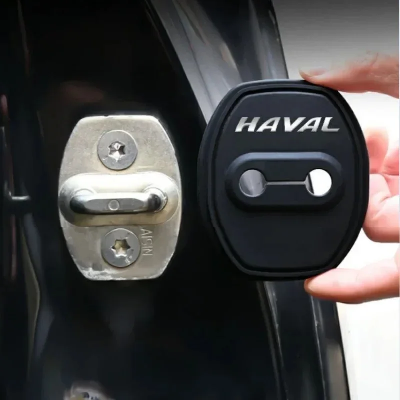 4PCS Car Door Closing Sound Deadener Damper Antirust Protective Covers For Haval H6 H9 Jolion H2 Car Accessories