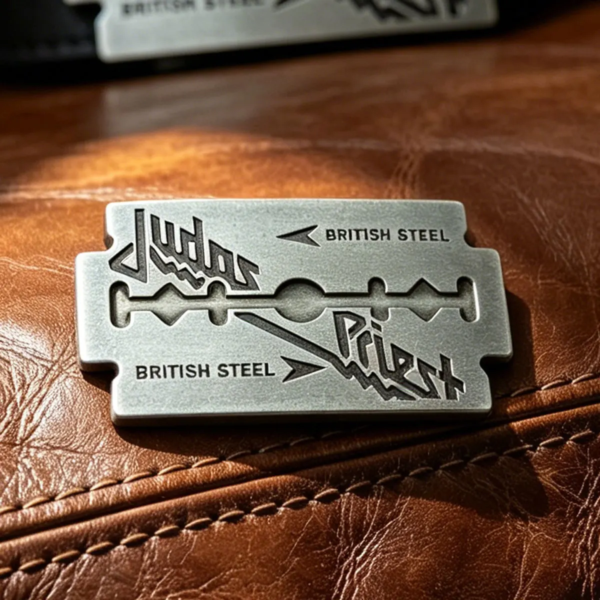 Retro Western Music Enthusiast Belt Buckle - Fashionable Leather Cowboy Accessory Classic Trend