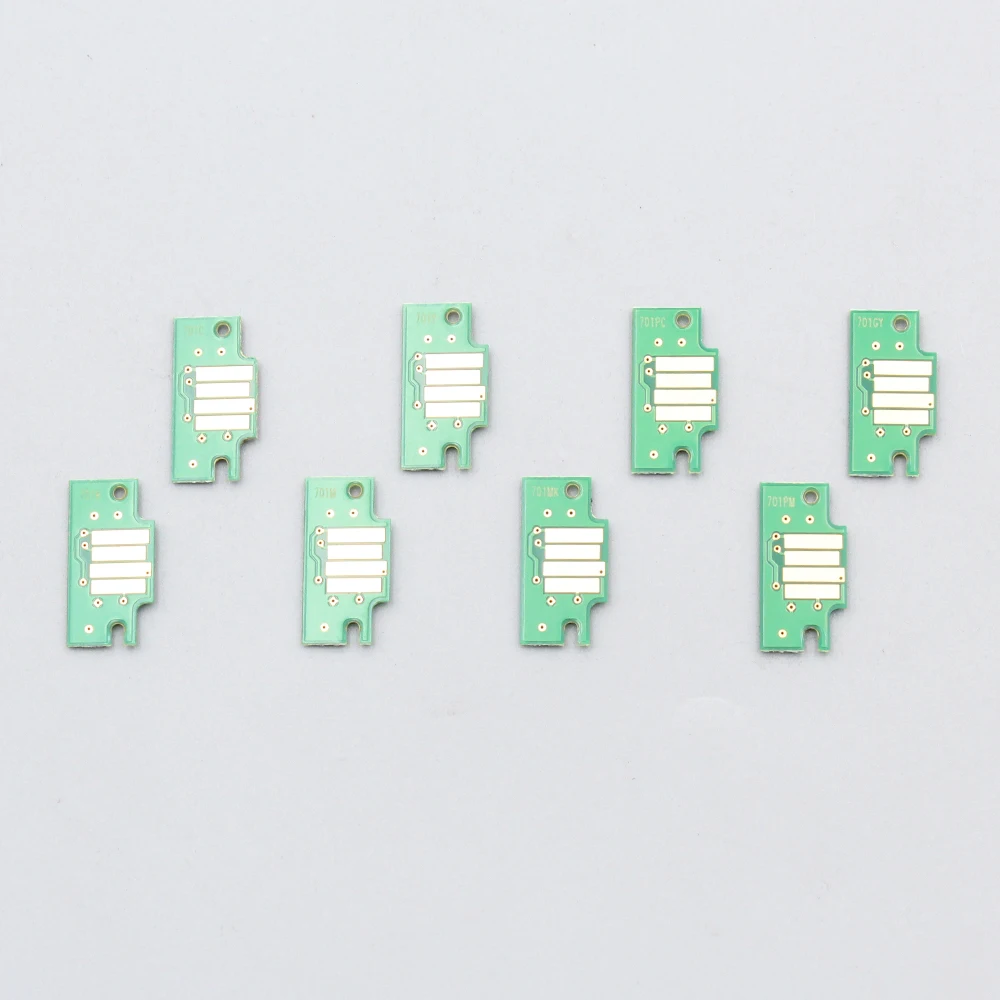 8 PCS PFI-701 Ink Cartridge Chip for Canon IPF8000S IPF9000S IPF8010S IPF9010S IPF8010S IPF9010S PFI 701 PFI701 Chip