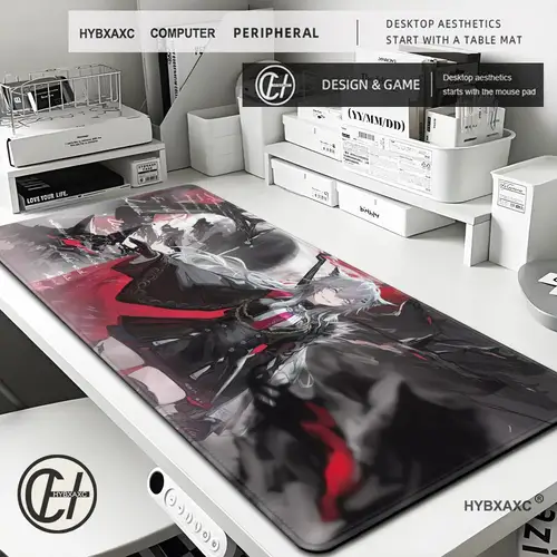 Imagen 1 del producto Alfombrilla de ratón Arknights Lappland HD Anime, alfombrilla de escritorio duradera, alfombrilla de ratón de juego con bloqueo Edge Prime XXL, alfombrilla para teclado, accesorios para juegos