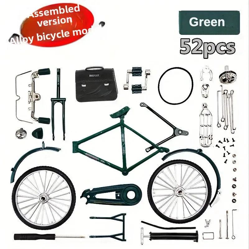 DIY تجميع سبيكة دراجة لعبة مجسمة واقعية اثنين ثمانية بار رودستر غير الكهربائية النقل مركبة تحصيل العنصر #2