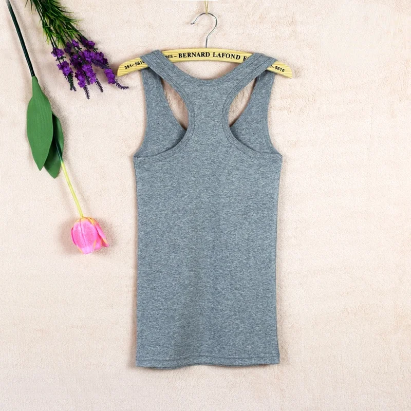 Tank topy z odkrytymi plecami damskie solidne proste na co dzień Slim Fit trening oddychający na wszystkie mecze bez rękawów podstawowy top codzienny letni szykowny damski