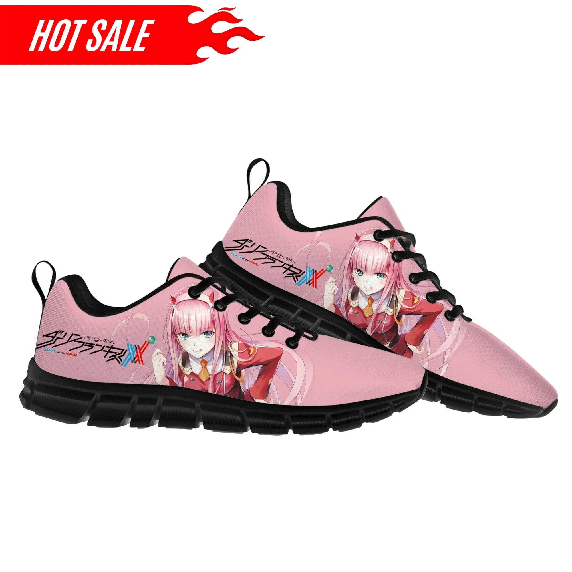 

DARLING In The FRANXX Zero Two Sports Shoes Mens Womens Teenager Sneakers Custom High Quality Couple Casual Shoe