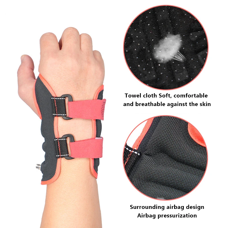 1PC Carpal Tunnel Inflatable Compression Wrist Brace Adjustable Support for Hand Wrist Support Tendonitis Arthritis Pain Relief