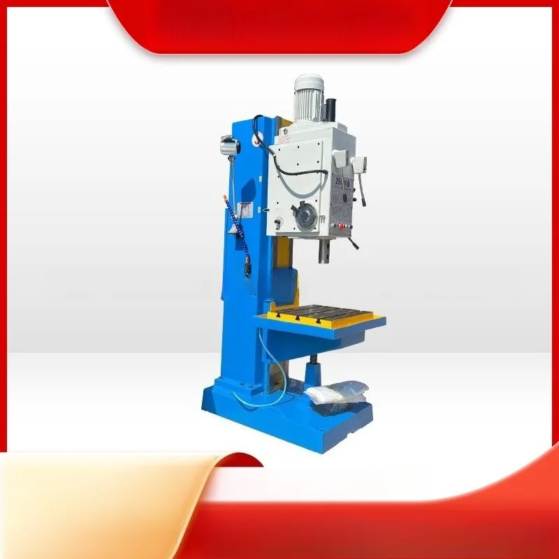 drilling and tapping automatic feed square column vertical drilling machine