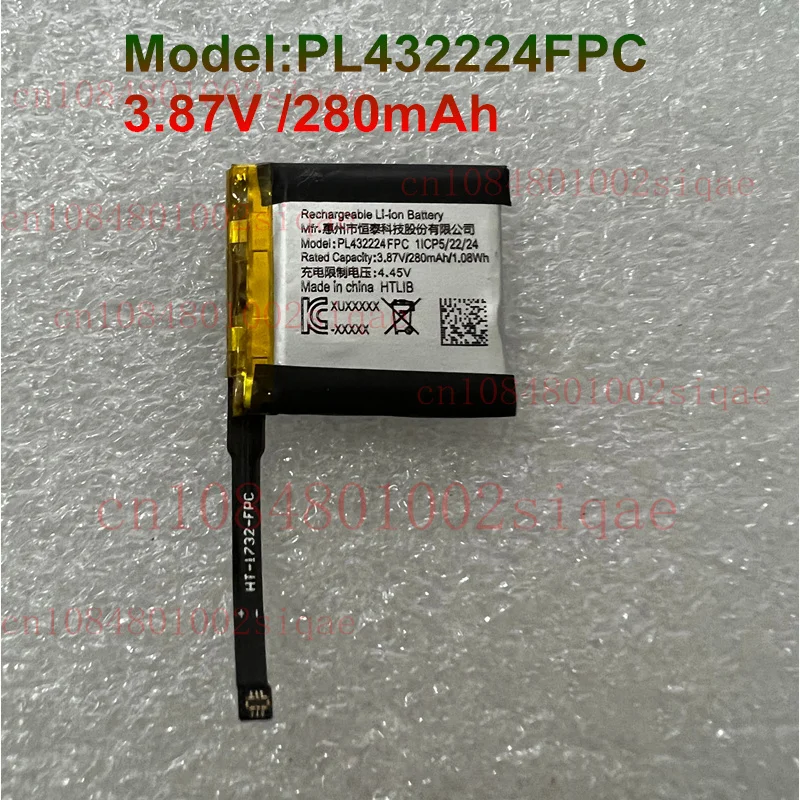 

НОВАЯ оригинальная модель аккумулятора: PL432224FPC, 280 мАч, 3,87 В, литий-ионная аккумуляторная батарея