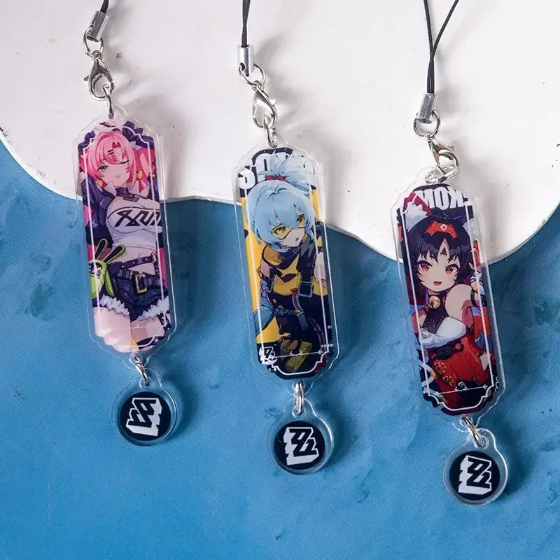 Zenless Zone Zero Billy Mana Grace Nicole Lanyards For IPhone/Xiaomi/Huawei Mobile Phone Case Keychain Car Key Chains Cover Hang